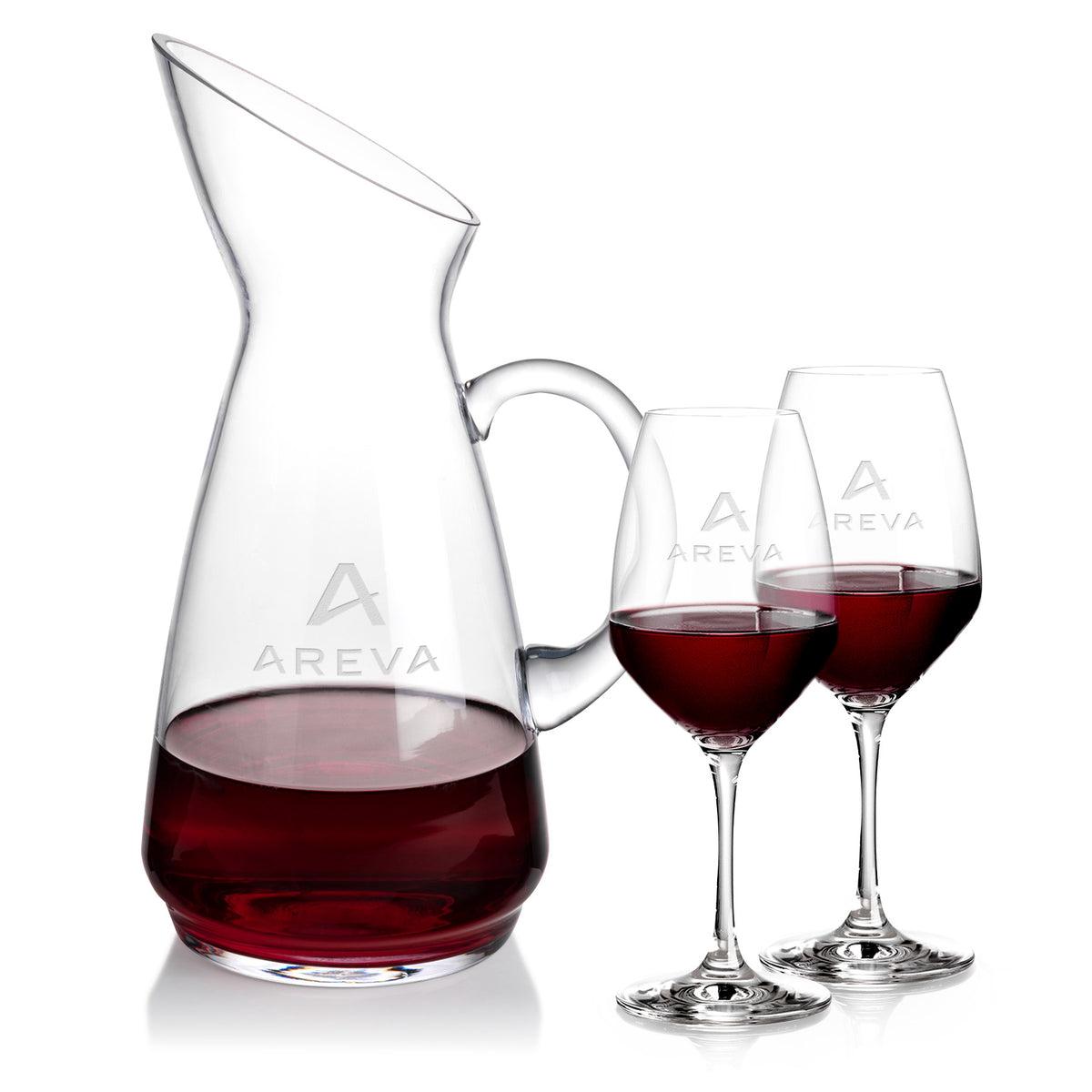 Custom Logo Taroni Carafe & Santiago Wine