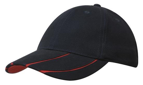 Custom Logo Headwear Canada Brushed Heavy Cotton with Laminated Two-Tone Peak