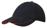 Custom Logo Headwear Canada Brushed Heavy Cotton with Laminated Two-Tone Peak