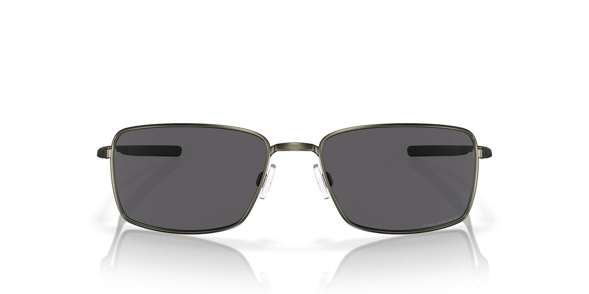 Oakley Square Wire Sunglasses - Carbon/Grey Polarized