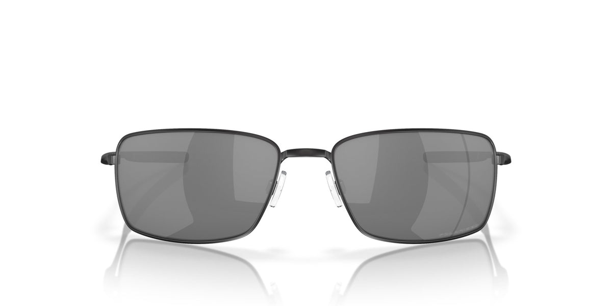 Oakley Square Wire Sunglasses - Matte Black/Black Iridium Polarized