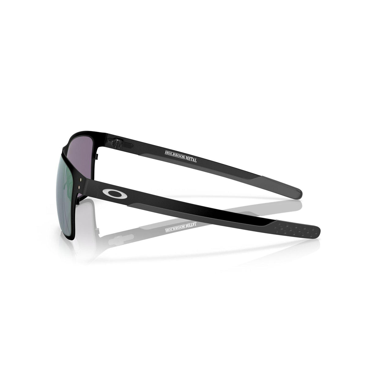 Oakley Holbrook Metal Sunglasses - Matte Black/Jade Iridium