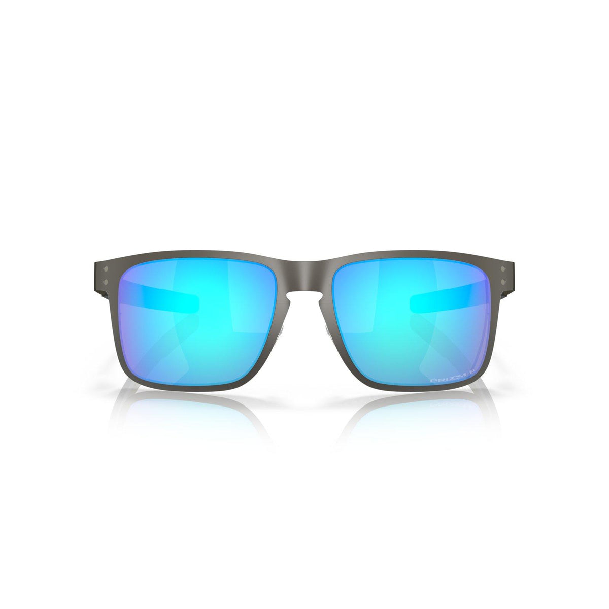 Oakley Holbrook Metal Sunglasses - Matte Gunmetal/Prizm Sapphire Polarized