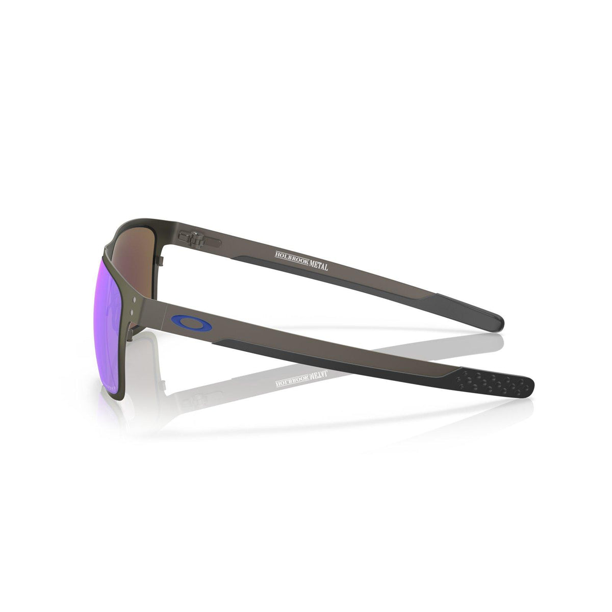 Oakley Holbrook Metal Sunglasses - Matte Gunmetal/Prizm Sapphire Polarized