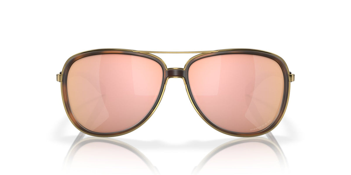 Oakley Split Time Sunglasses - Brown Tortoise/Prizm Rose Gold Polarized