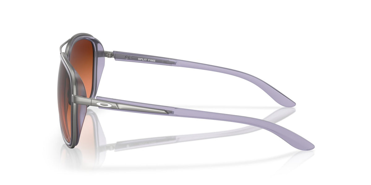Oakley Split Time Sunglasses - Matte Trans Lilac/Prizm Bronze Gradient