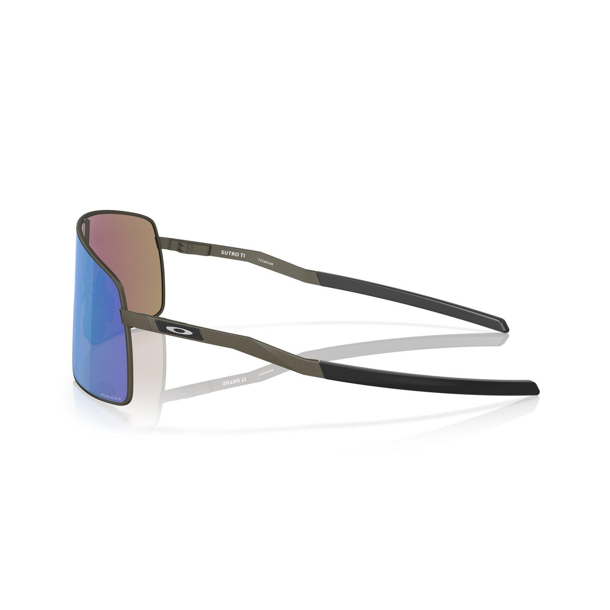 Oakley Sutro TI Sunglasses - Satin Lead/Prizm Sapphire
