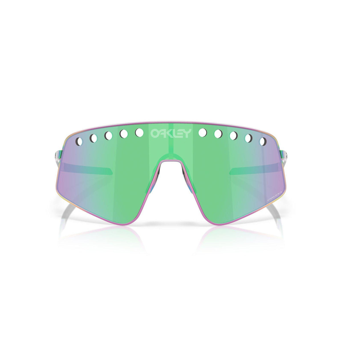 Oakley Sutro TI Sweep Sunglasses - Polished Oil Slick/Prizm Road Jade