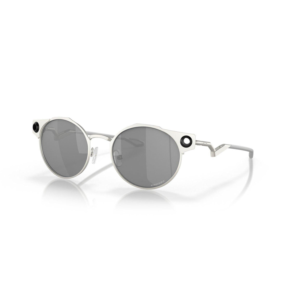 Oakley Deadbolt Sunglasses - Satin Chrome/Prizm Black