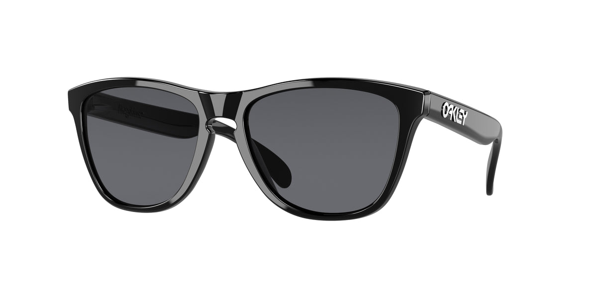 Oakley Frogskins Sunglasses - Polished Black/Grey