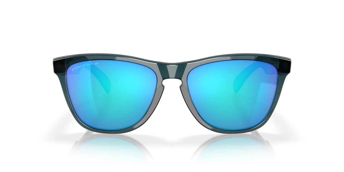 Oakley Frogskins Sunglasses - Crystal Black/Prizm Sapphire Polarized