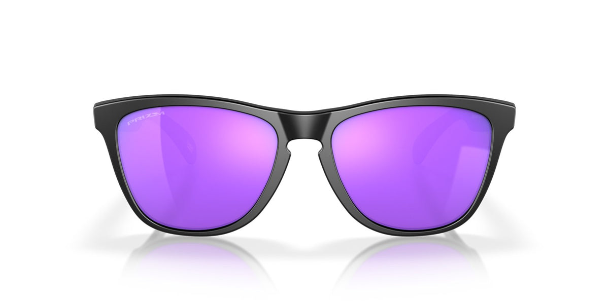Oakley Frogskins Sunglasses - Matte Black/Prizm Violet