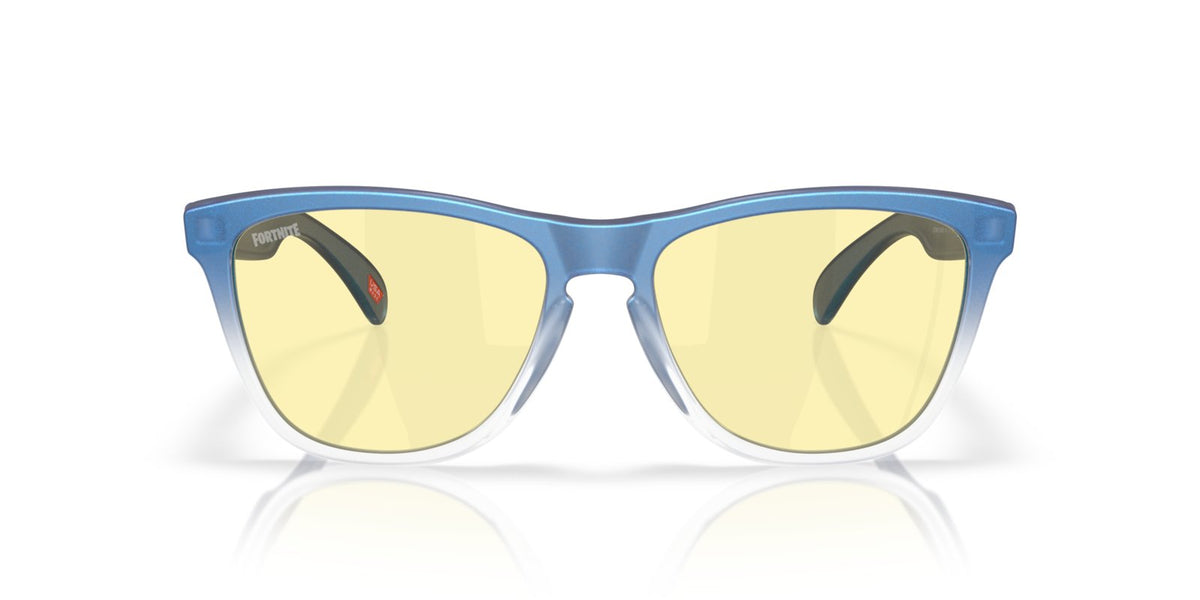 Oakley Frogskins Sunglasses - Matte Cyan/Blue/Clear Shift Fade/Prizm Gaming 2.0