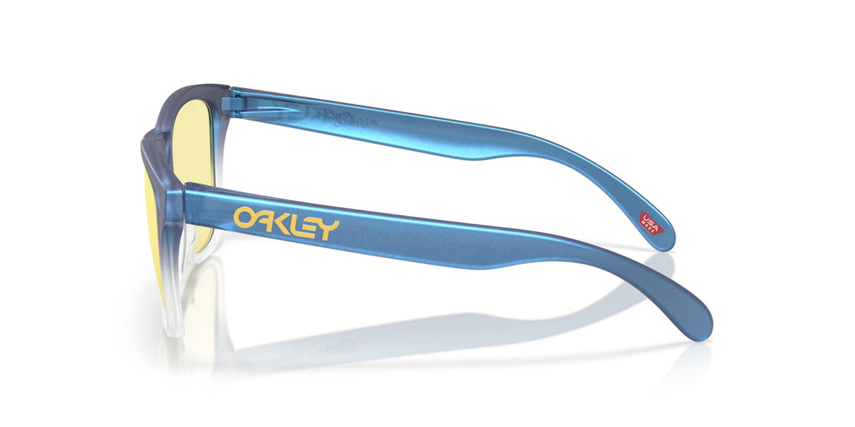 Oakley Frogskins Sunglasses - Matte Cyan/Blue/Clear Shift Fade/Prizm Gaming 2.0