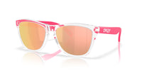 Oakley Frogskins Sunglasses - Clear/Prizm Rose Gold Polarized