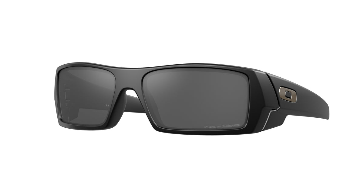 Oakley Gascan Sunglasses - Matte Black/Black Iridium Polarized