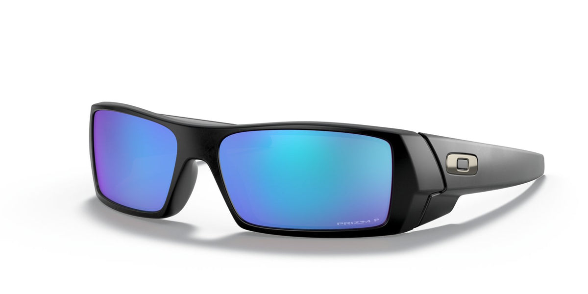 Oakley Gascan Sunglasses - Matte Black/Prizm Sapphire Polarized