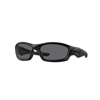 Oakley Straight Jacket Sunglasses - Matte Black/Grey