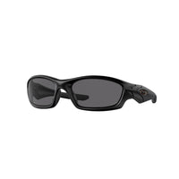 Oakley Straight Jacket Sunglasses - Matte Black/Grey Polarized