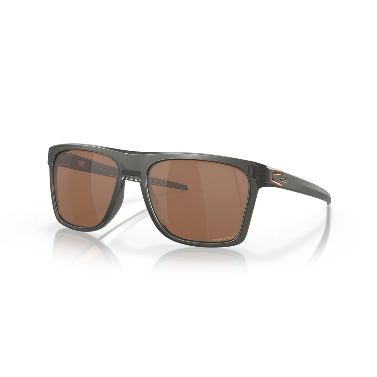 Oakley Leffingwell Sunglasses - Matte Grey Smoke/Prizm Tungsten
