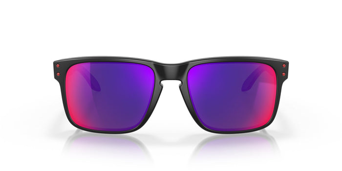 Oakley Holbrook Sunglasses - Matte Black/+ Red Iridium