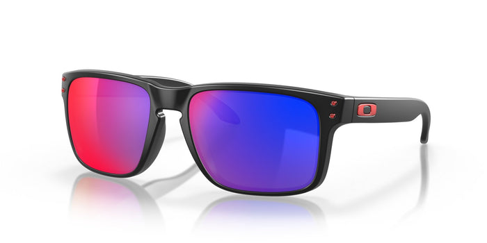 Oakley Holbrook Sunglasses - Matte Black/+ Red Iridium