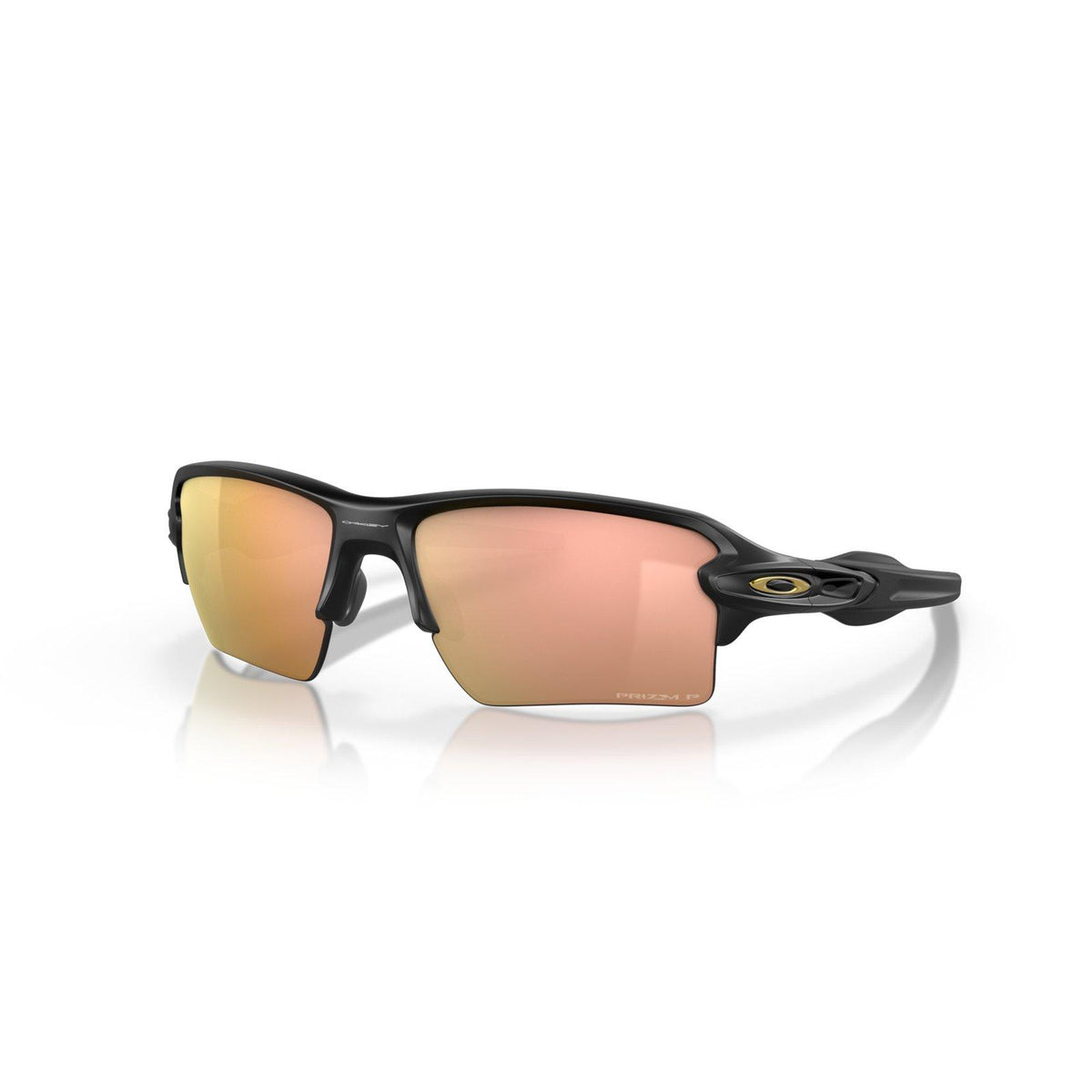 Oakley Flak 2.0 XL Sunglasses - Matte Black/Prizm Rose Gold Polarized