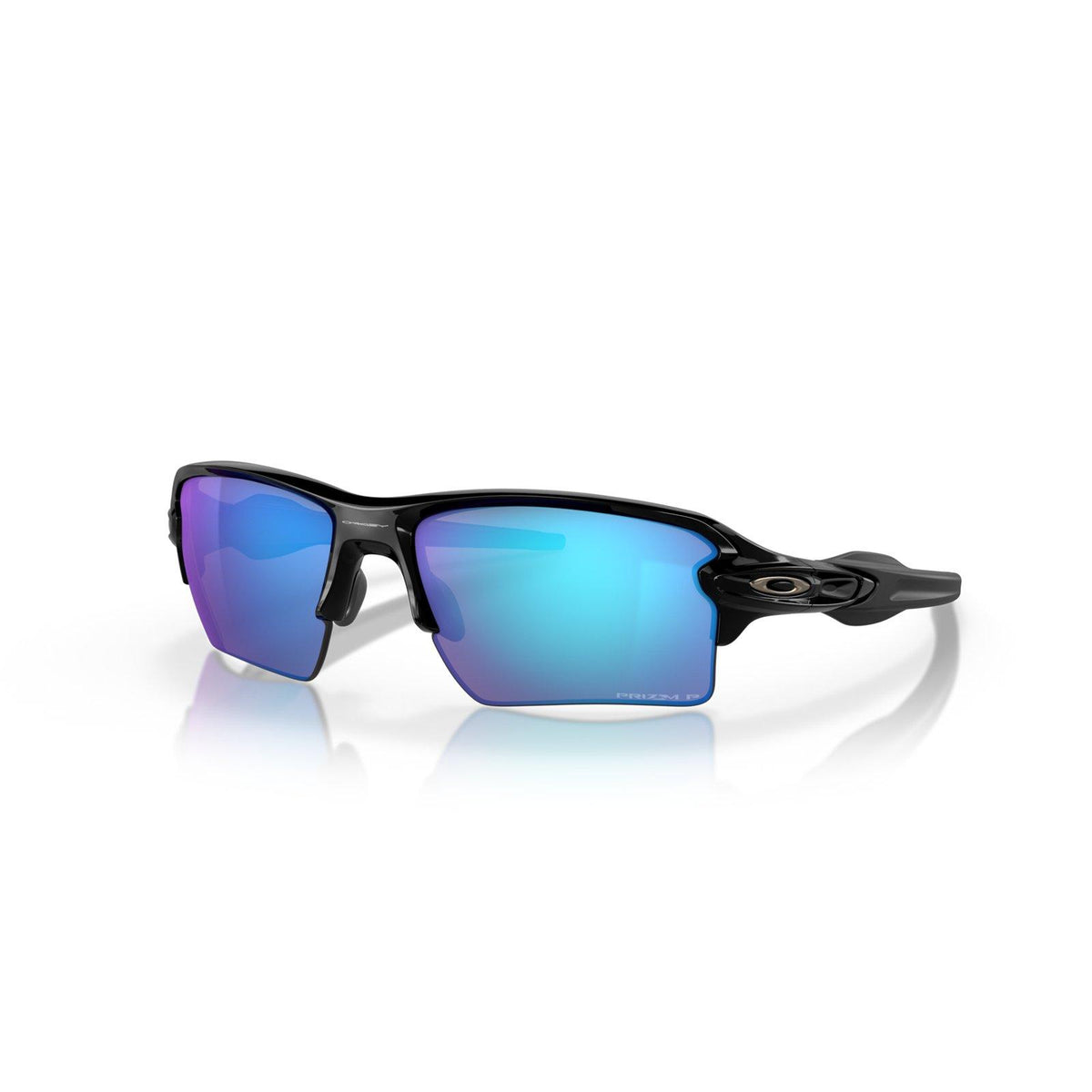 Oakley Flak 2.0 XL Sunglasses - Polished Black/Prizm Sapphire Polarized