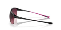 Oakley Unstoppable Sunglasses - Polished Black/Rose Gradient Polarized