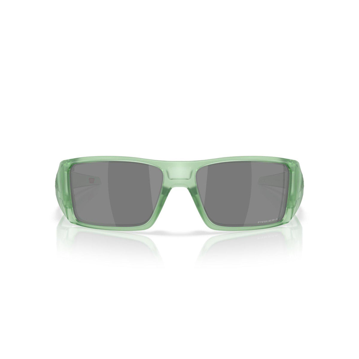 Oakley Heliostat Sunglasses - Matte Transparent Jade/Prizm Black