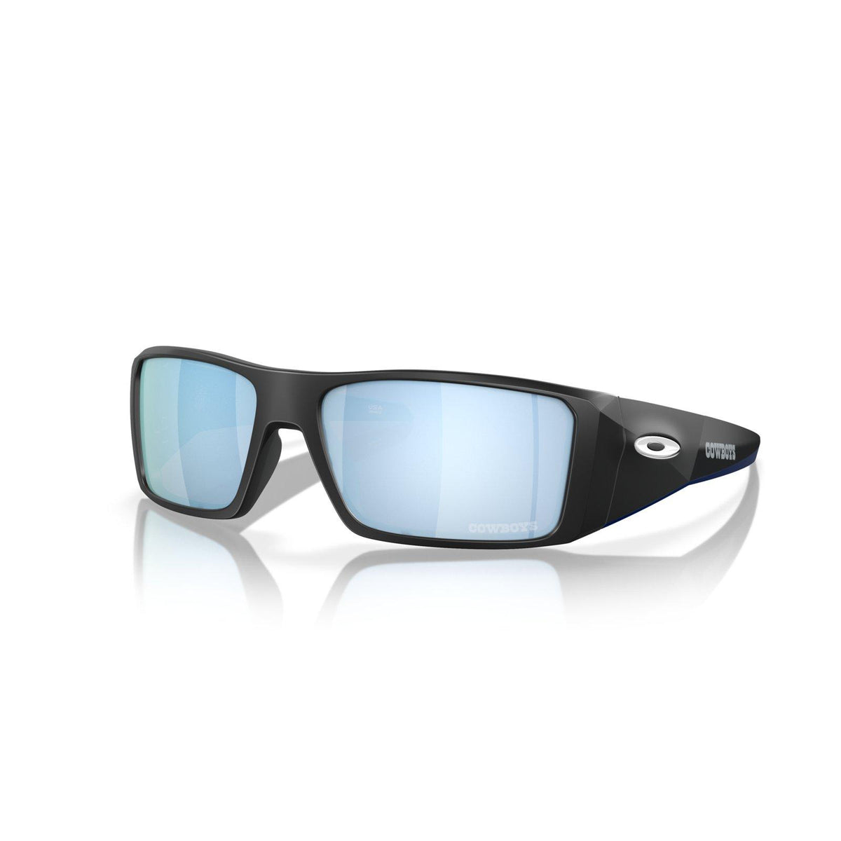 Oakley Heliostat Sunglasses - Matte Black/Prizm Deep Water Polarized