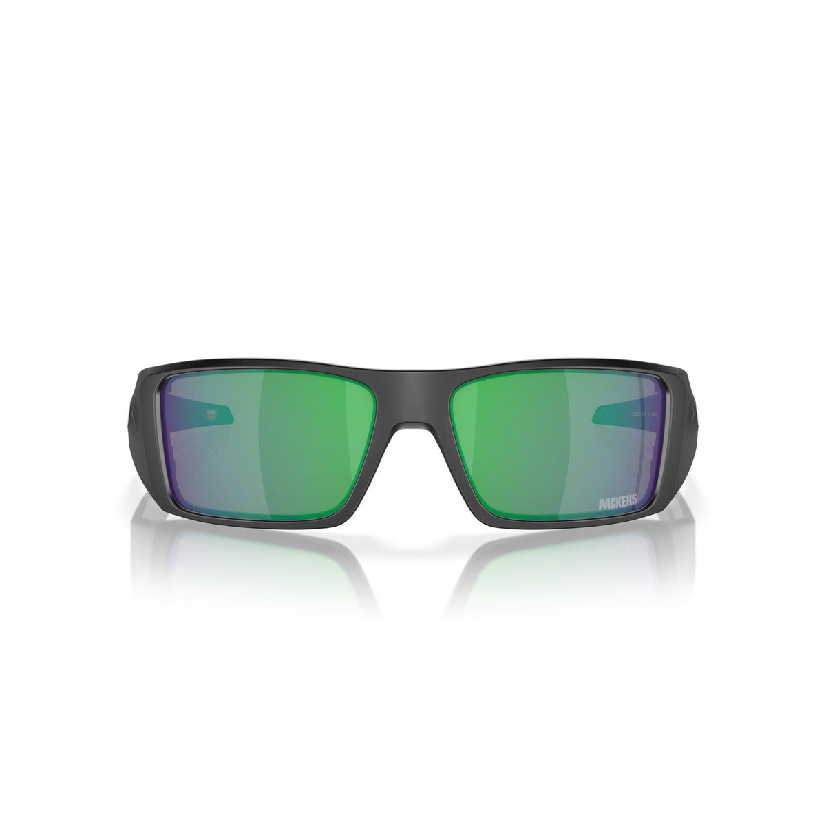 Oakley Heliostat Sunglasses - Matte Black/Prizm Jade