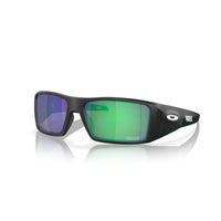 Oakley Heliostat Sunglasses - Matte Black/Prizm Jade