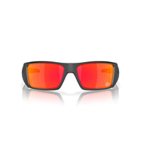 Oakley Heliostat Sunglasses - Matte Black/Prizm Ruby