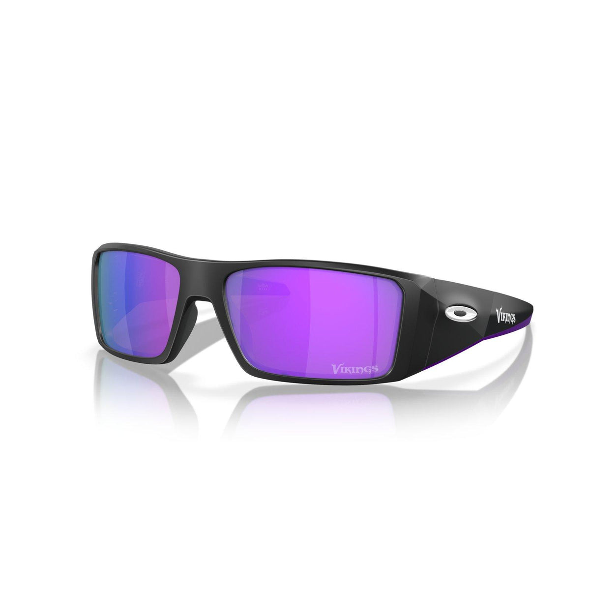 Oakley Heliostat Sunglasses - Matte Black/Prizm Violet