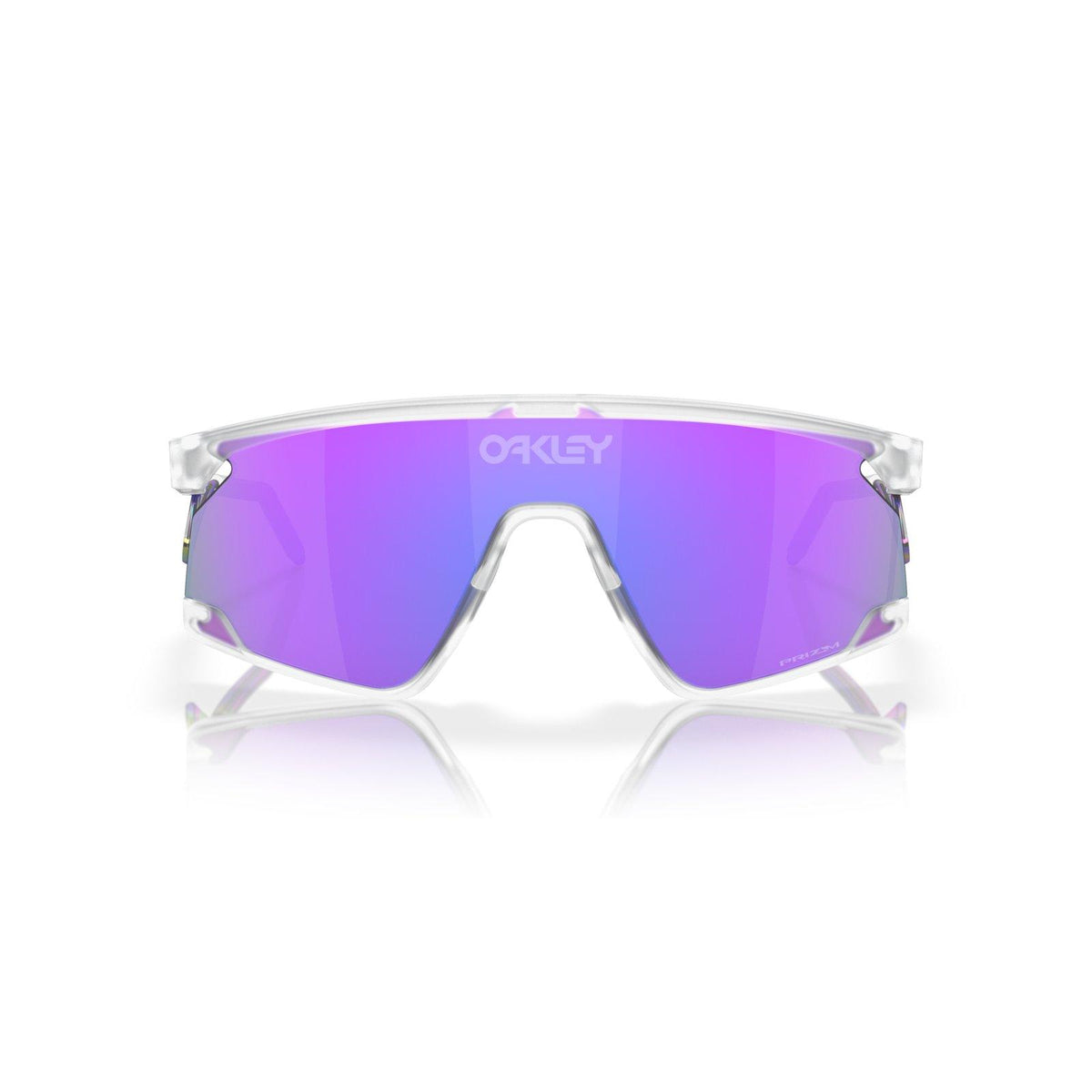 Oakley BXTR Metal Sunglasses - Matte Clear/Prizm Violet