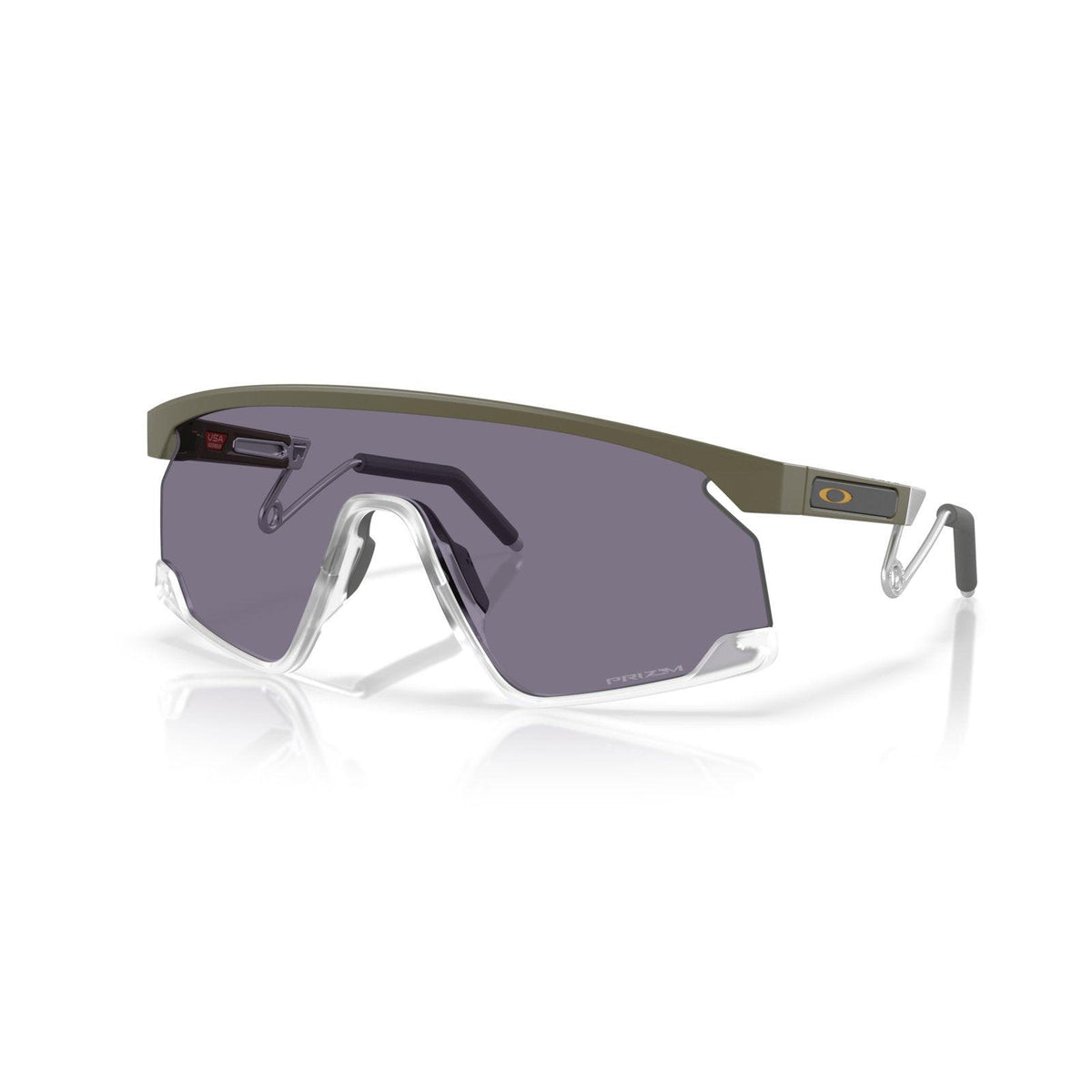Oakley BXTR Metal Sunglasses - Matte Moss/Prizm Grey