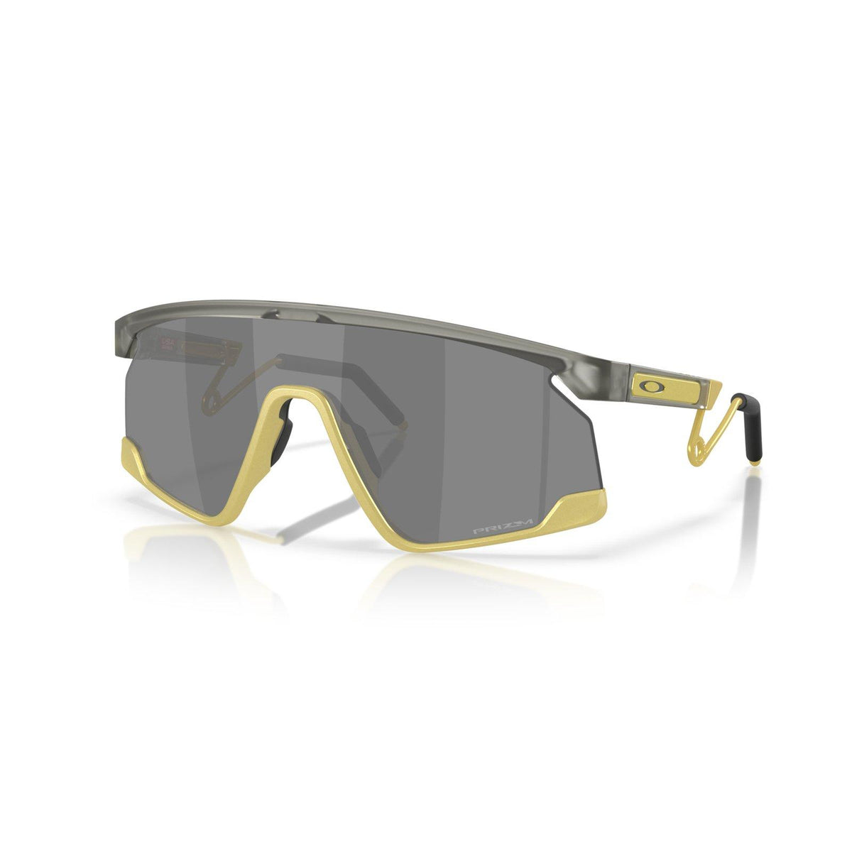 Oakley BXTR Metal Sunglasses - Matte Grey Ink/Vintage Gold/Prizm Black