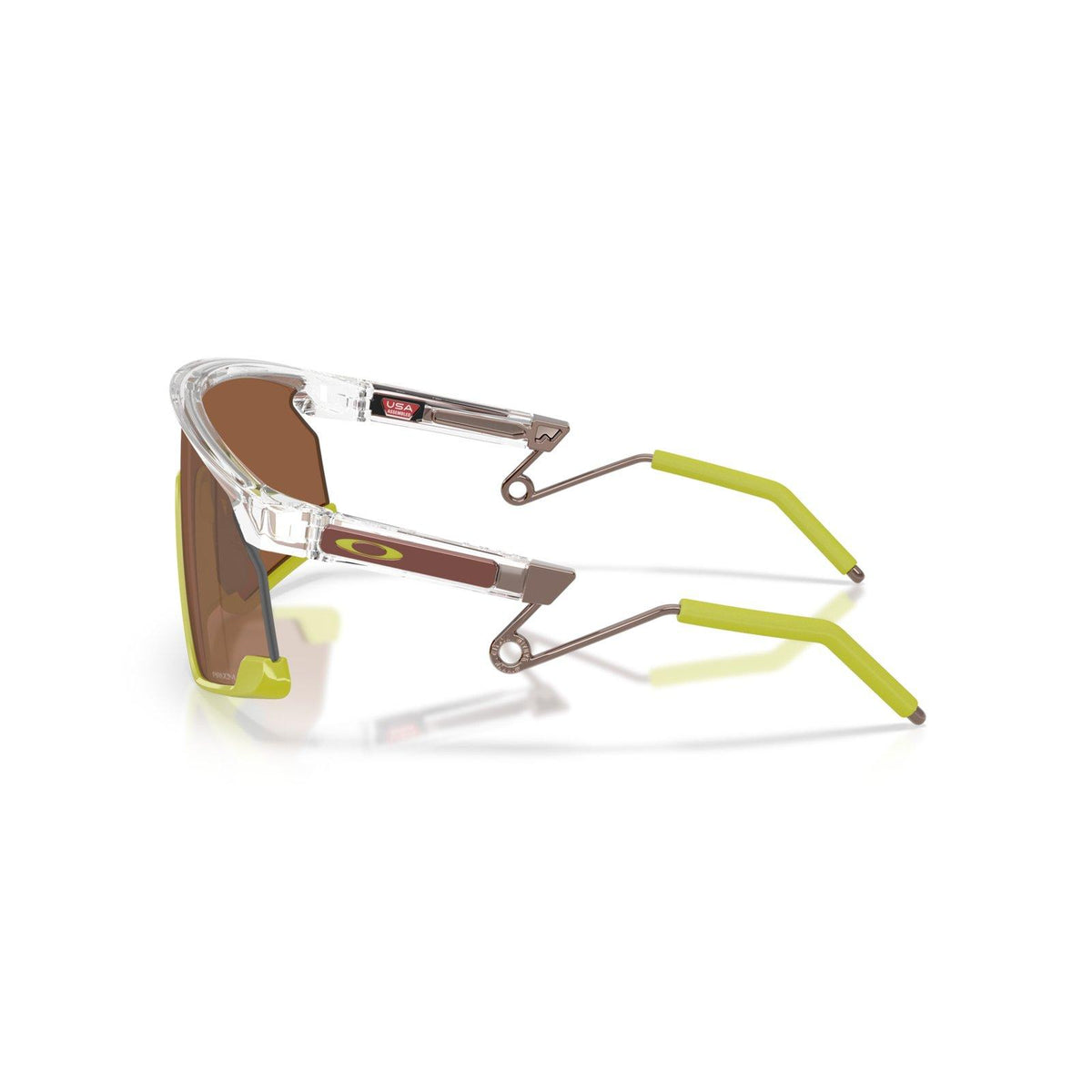 Oakley BXTR Metal Sunglasses - Polished Clear/Prizm Tungsten