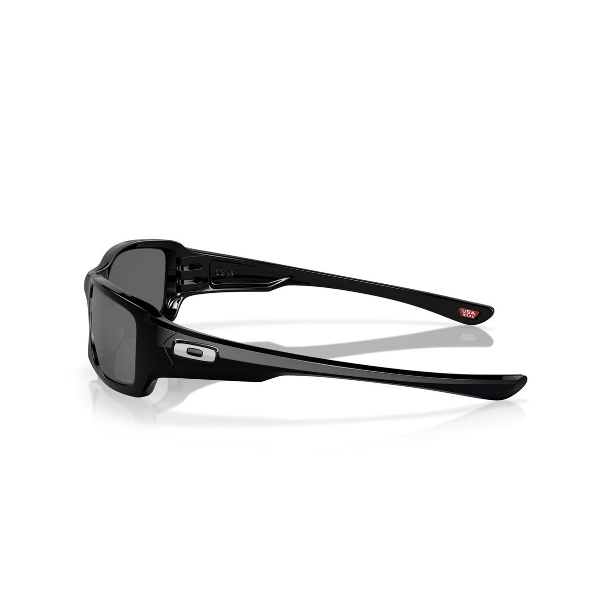 Oakley Fives Squared Sunglasses - Polished Black/Black Iridium Polarized