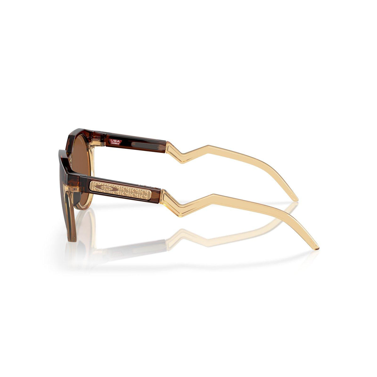 Oakley HSTN (Low Bridge Fit) Sunglasses - Dark Amber/Light Curry/Prizm Tungsten