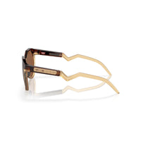 Oakley HSTN (Low Bridge Fit) Sunglasses - Dark Amber/Light Curry/Prizm Tungsten