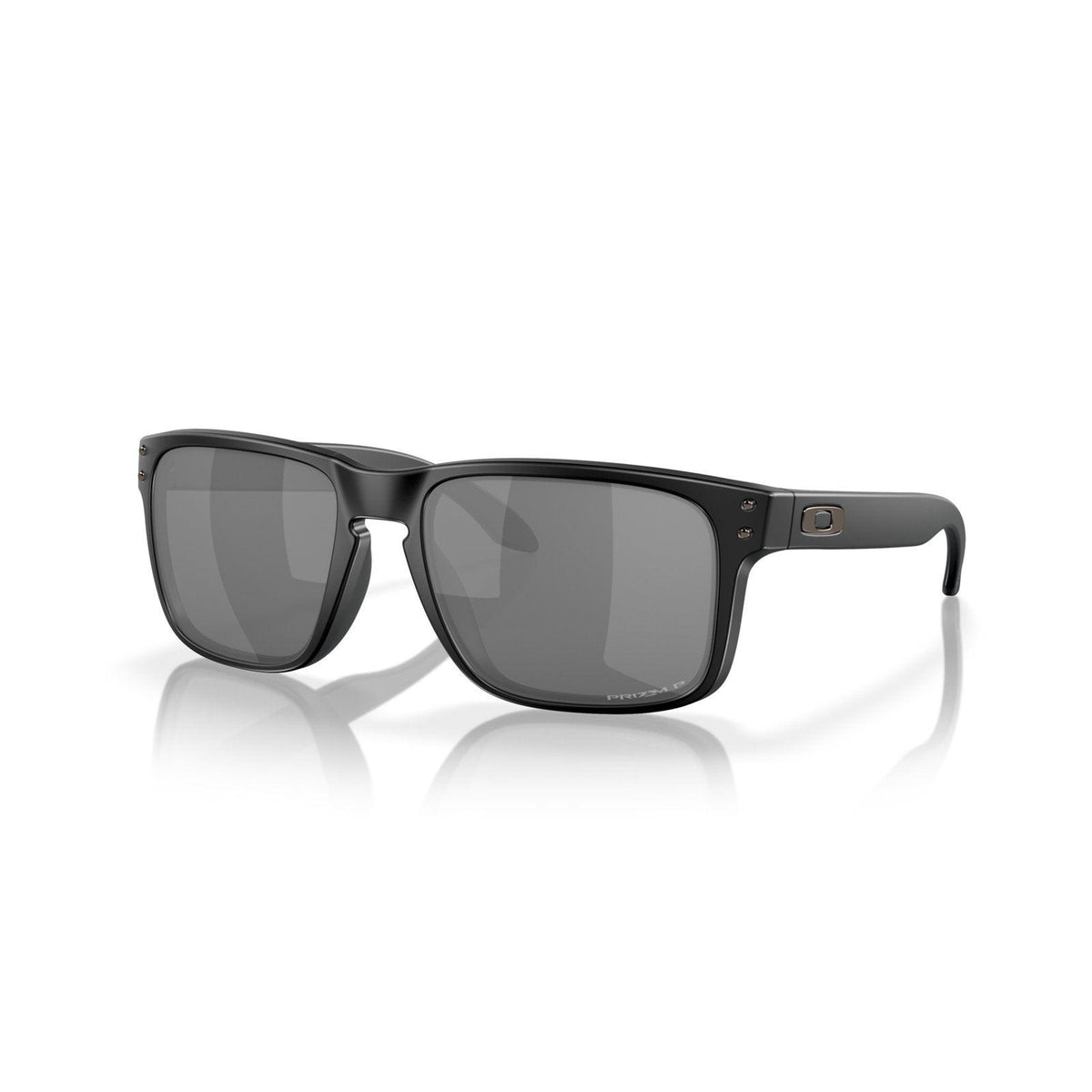 Oakley Holbrook (Low Bridge Fit) Sunglasses - Matte Black/Prizm Black Polarized