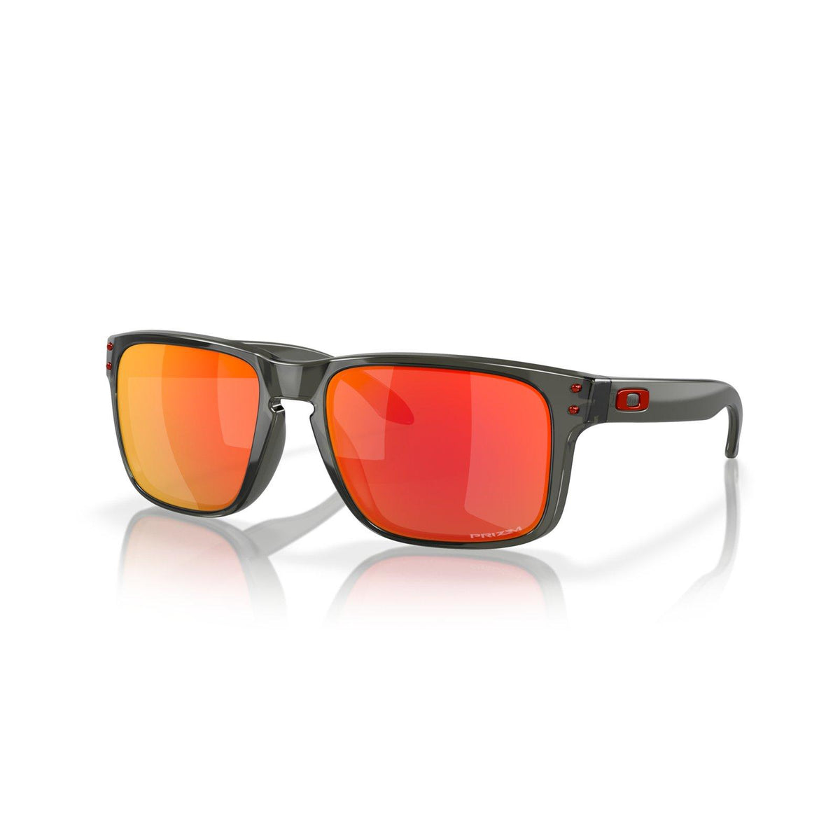 Oakley Holbrook (Low Bridge Fit) Sunglasses - Grey Smoke/Prizm Ruby