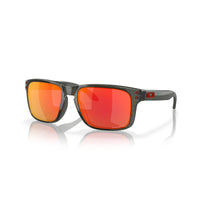 Oakley Holbrook (Low Bridge Fit) Sunglasses - Grey Smoke/Prizm Ruby