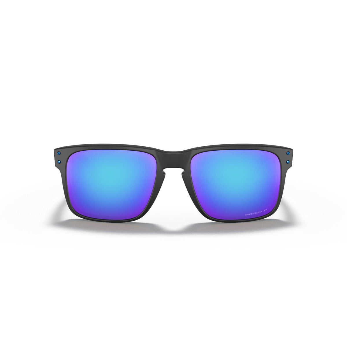 Oakley Holbrook (Low Bridge Fit) Sunglasses - Matte Black/Prizm Sapphire Polarized
