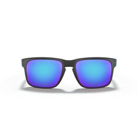 Oakley Holbrook (Low Bridge Fit) Sunglasses - Matte Black/Prizm Sapphire Polarized