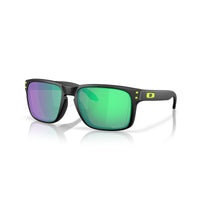 Oakley Holbrook (Low Bridge Fit) Sunglasses - Matte Black/Prizm Road Jade