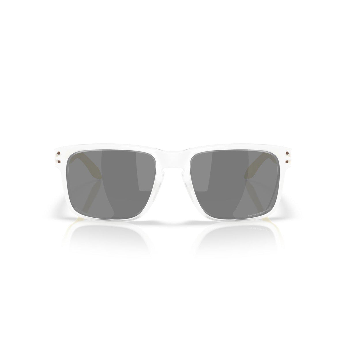 Oakley Holbrook (Low Bridge Fit) Sunglasses - Matte Clear/Prizm Black Polarized