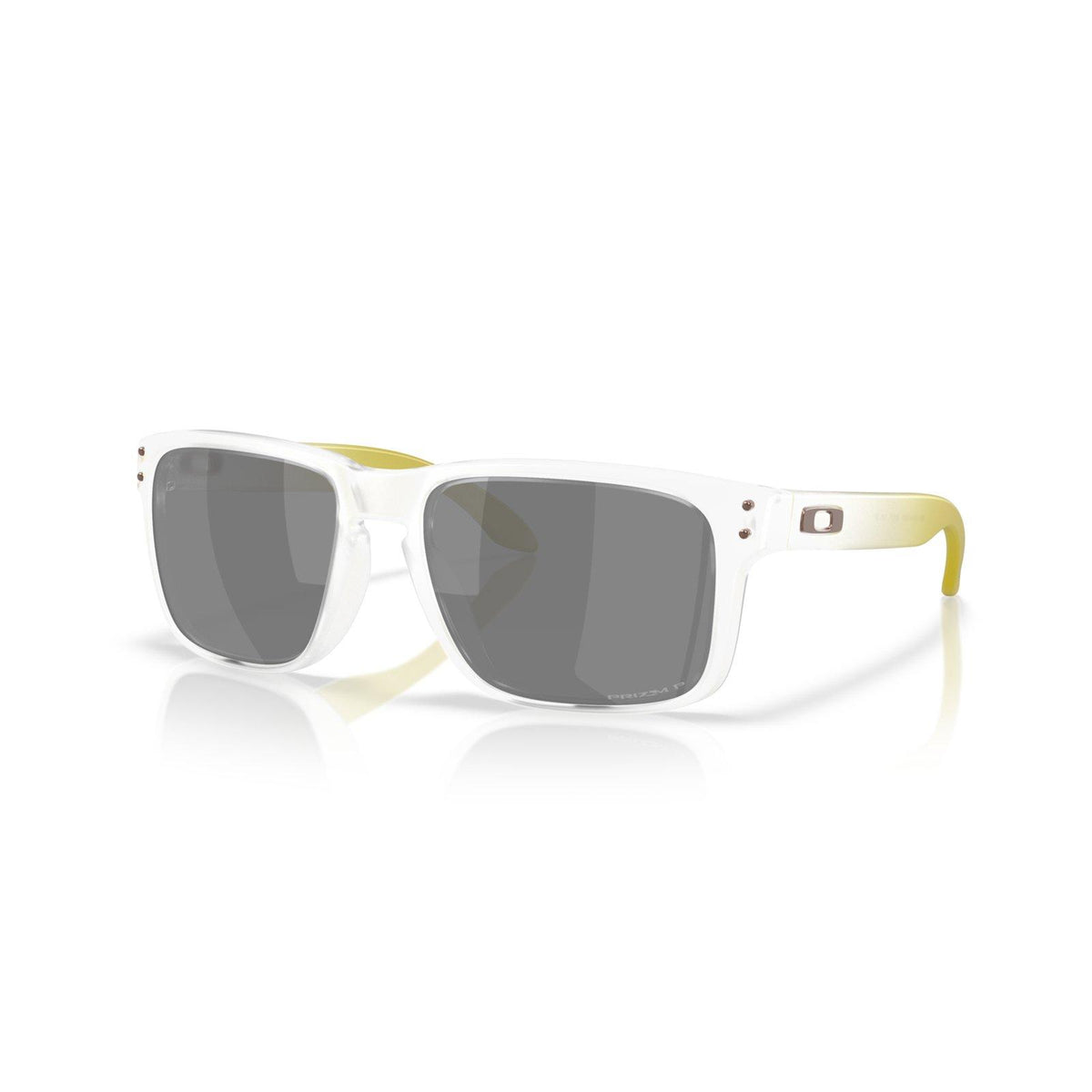Oakley Holbrook (Low Bridge Fit) Sunglasses - Matte Clear/Prizm Black Polarized